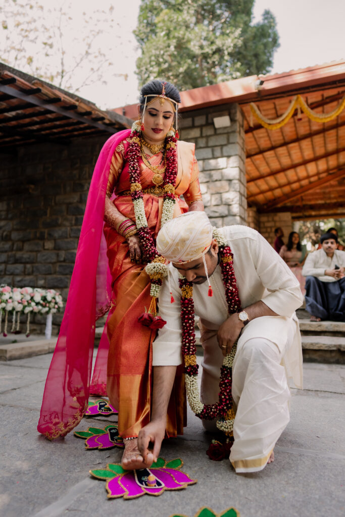 Kannada Wedding Ritual saptapadi
