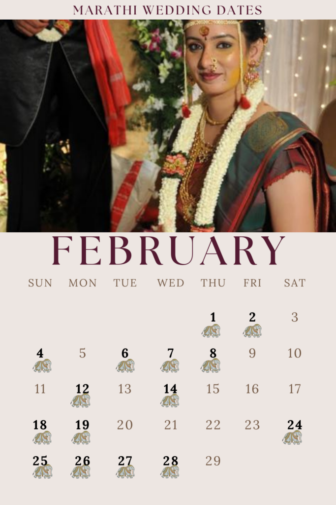 Marathi wedding dates