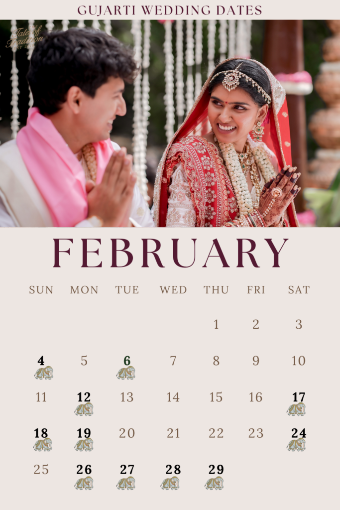 Gujurati wedding Dates