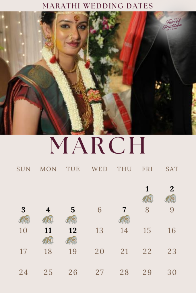 Marathi Auspicious Dates in March 2024