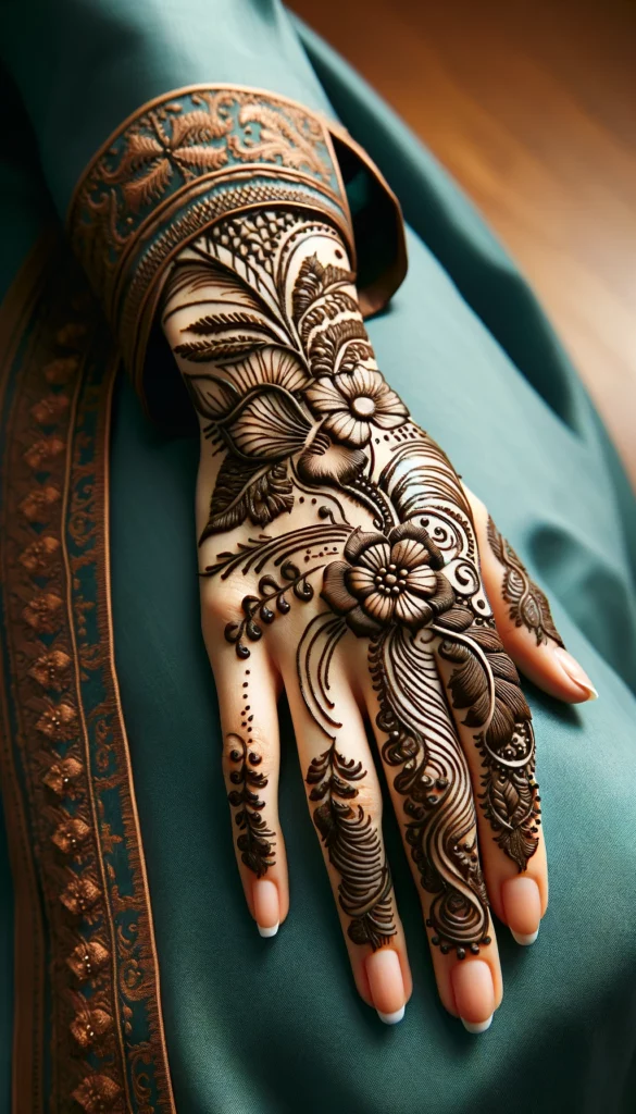 Arabic mehndi design ideas for the bride d