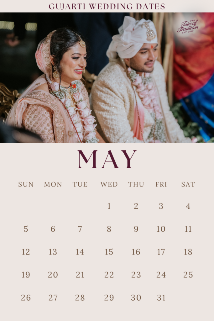 Gujurati wedding dates